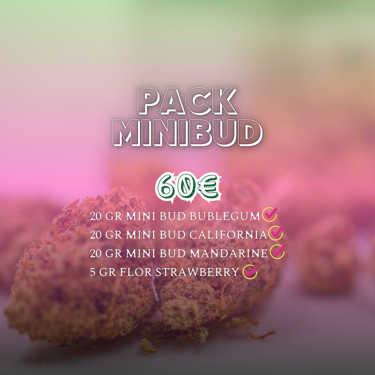 PACK MINI BUD CBD- Surweed | Tienda CBD en España