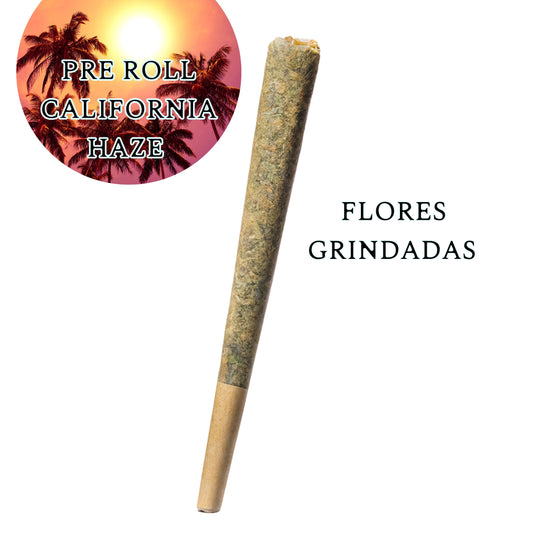 PRE ROLL CALIFORNIA HAZE  premium, enrollado listo para usar, con flores naturales y aroma cítrico intenso